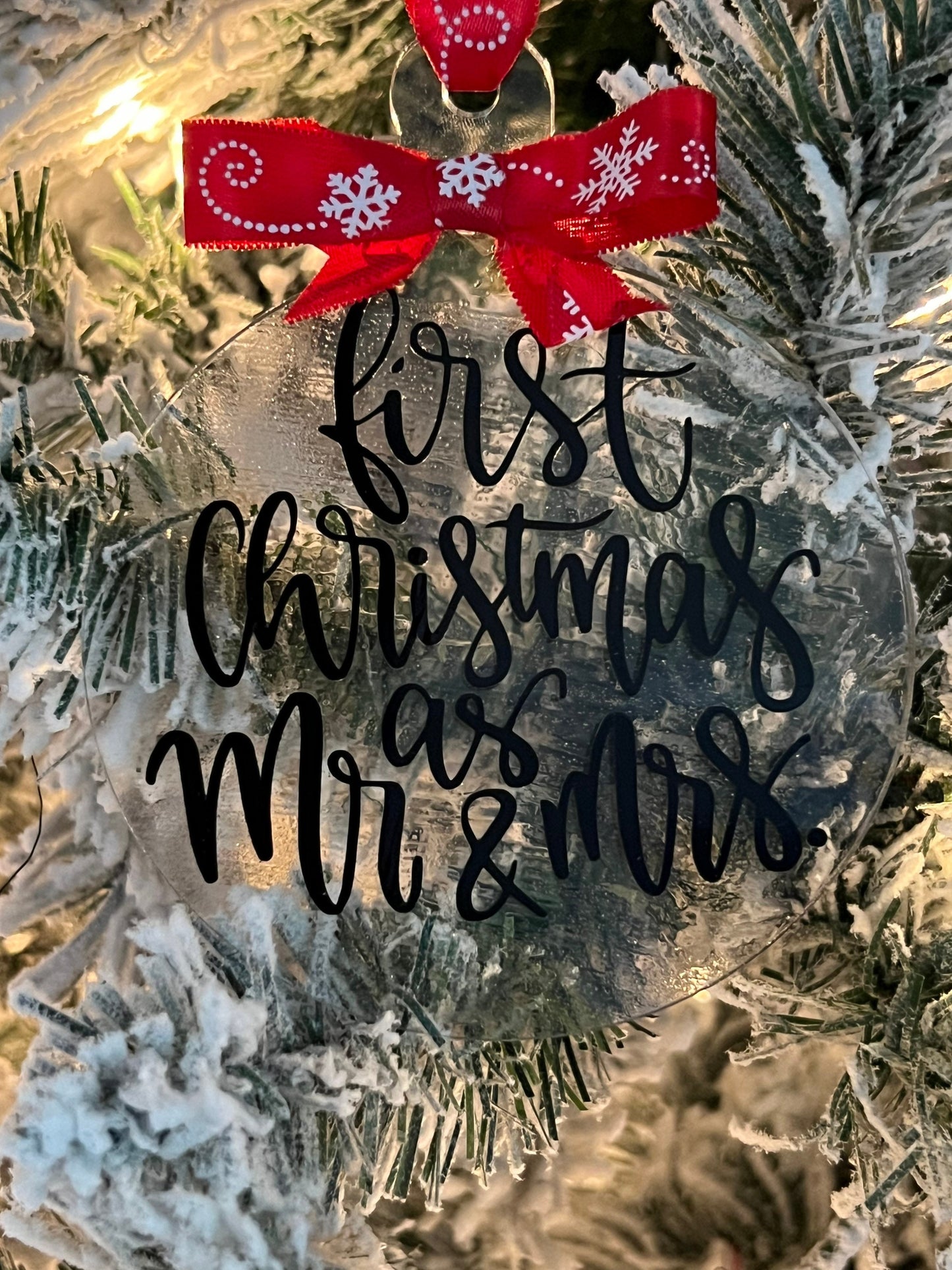 Acrylic Christmas Ornaments | Personalized Ornaments