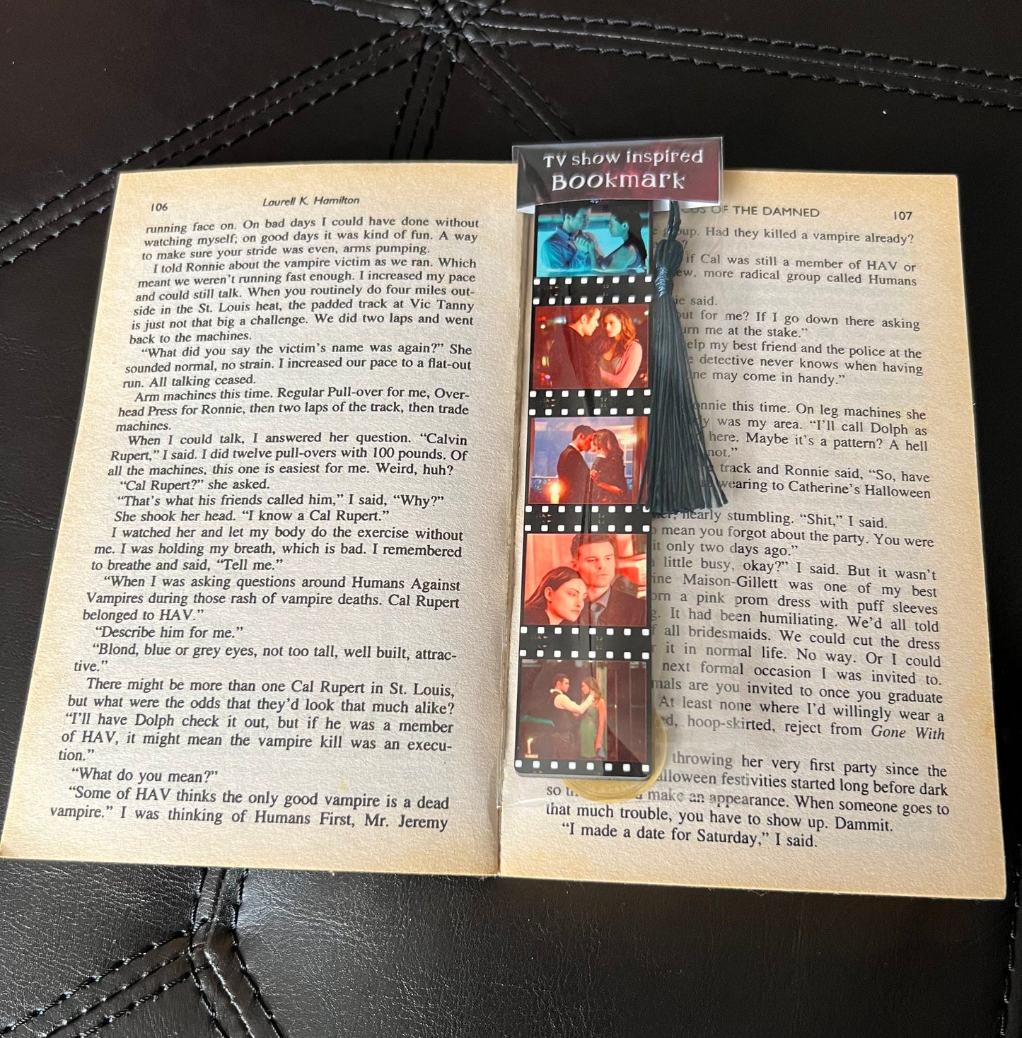 TVD Couples| haylijah |TV Show Inspired Bookmarks | Wood Bookmark| Gift Book Lovers | Bookish | Tassel | Double Sided| Sublimated