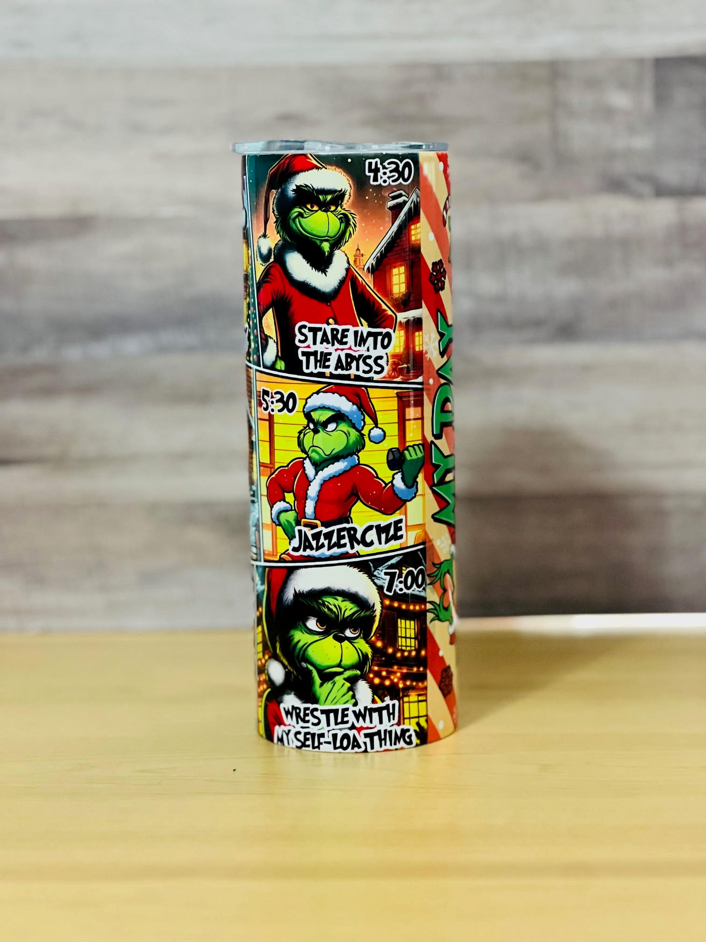 My day is booked Grinch tumbler