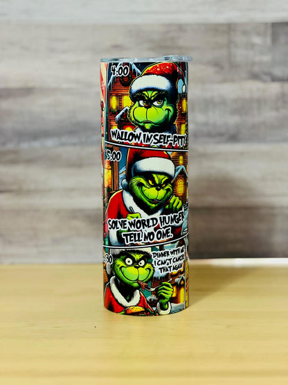 My day is booked Grinch tumbler