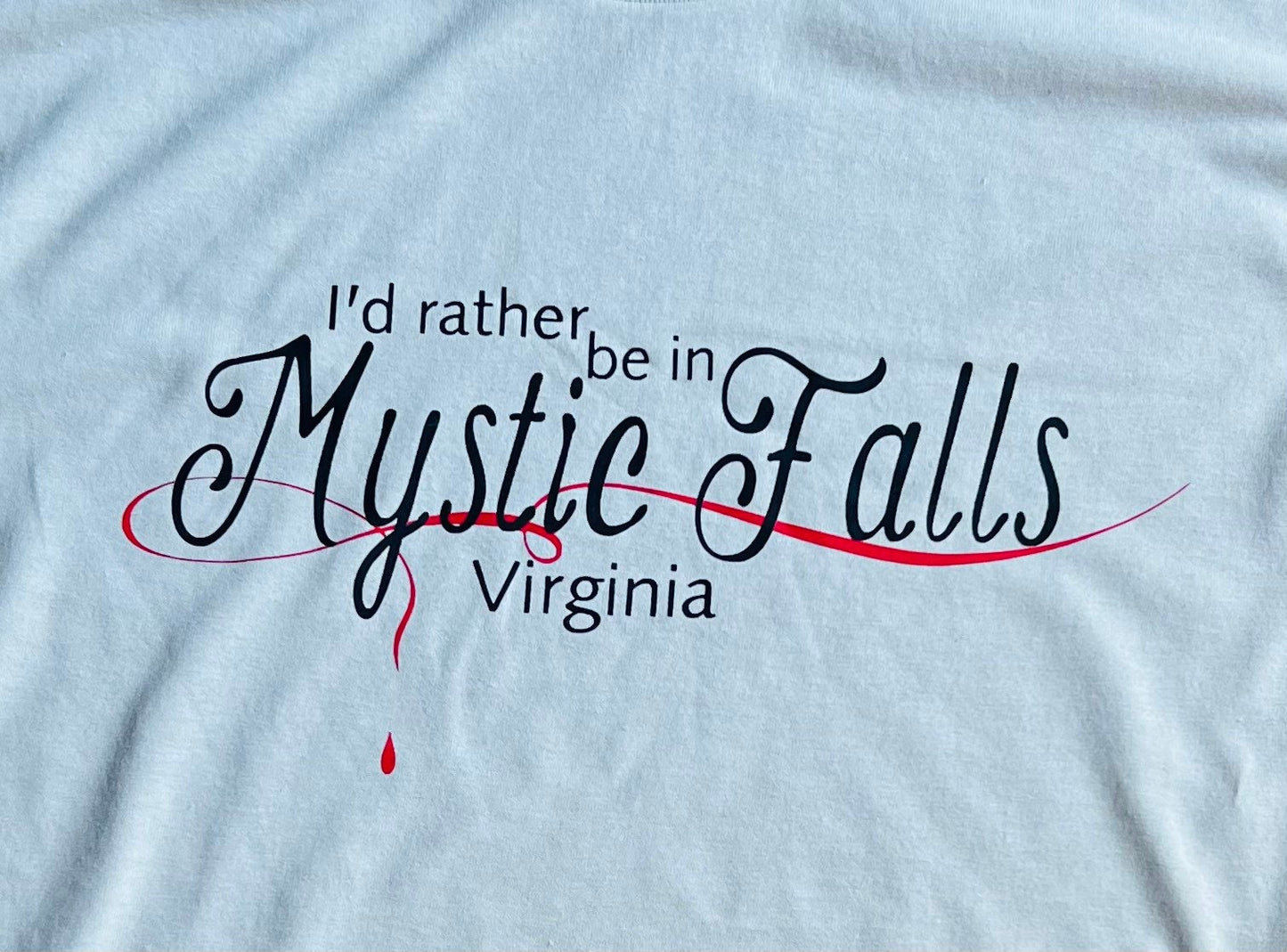 TVD fan shirt| I’ve rather be in Mystic Falls shirt