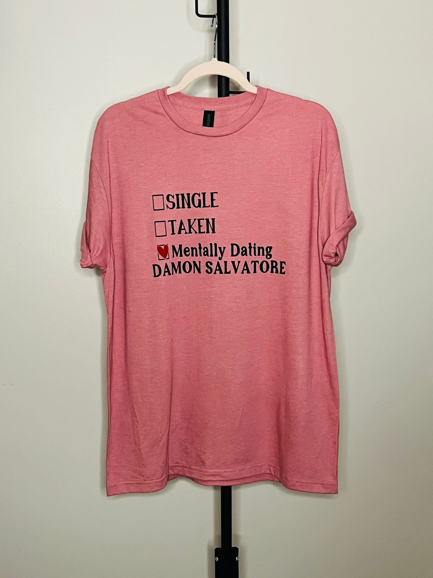 TVD fan shirt| Mentally dating Damon Salvatore