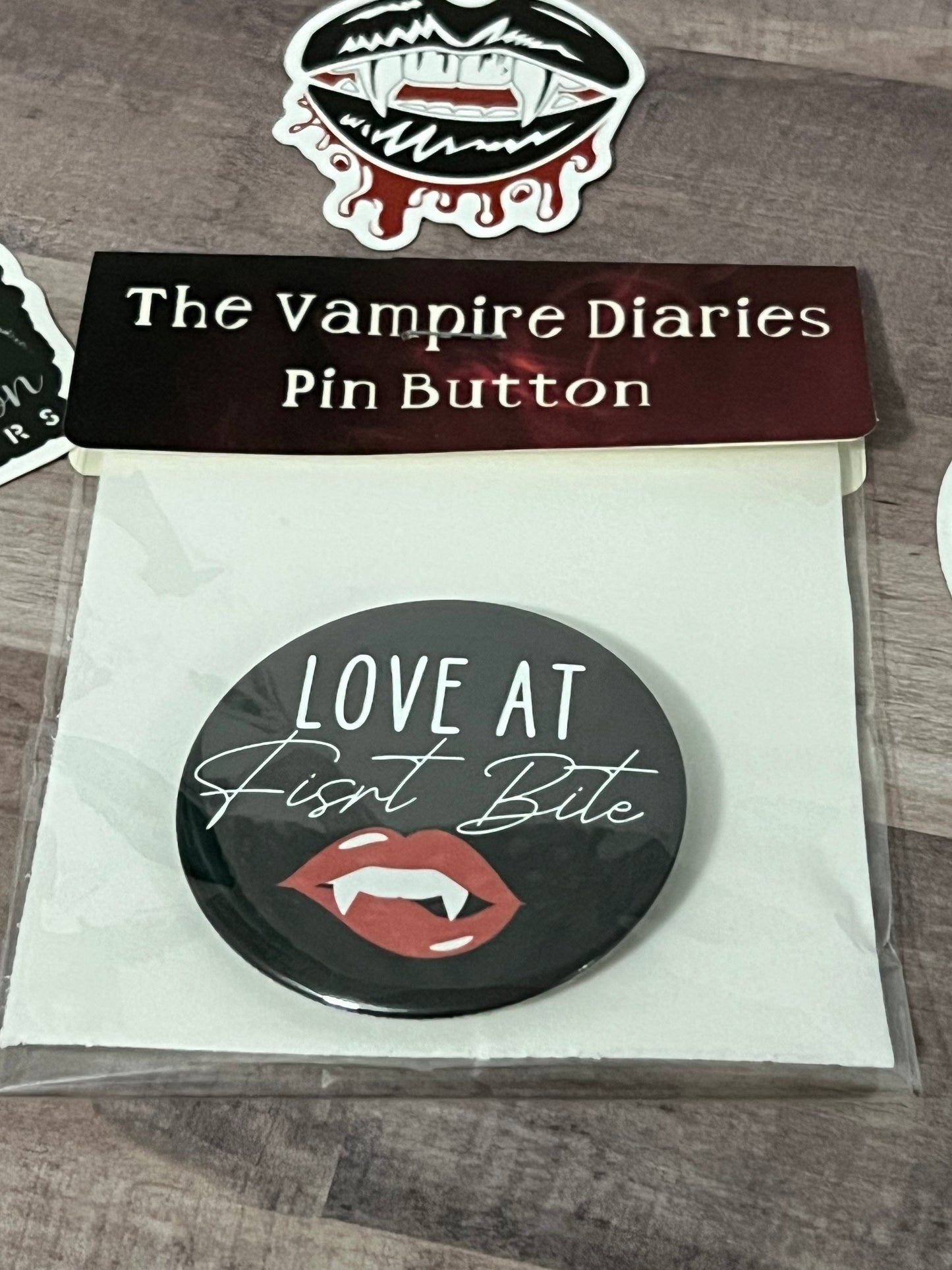 Pinned buttons  Vampire Diaries Universe edition 1.25”, 2.25”