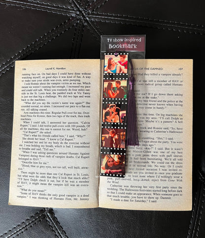 TVD Couples| Stelena |TV Show Inspired Bookmarks | Wood Bookmark| Gift Book Lovers | Bookish | Tassel | Double Sided| Sublimated