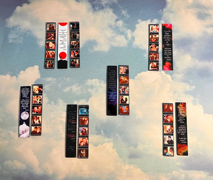 TVD Couples| Benzo |TV Show Inspired Bookmarks | Wood Bookmark| Gift Book Lovers | Bookish | Tassel | Double Sided| Sublimated