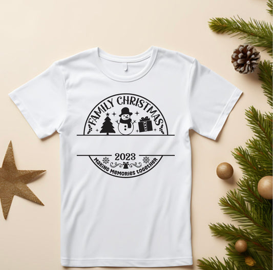 Family Matching Christmas shirt- Custom Christmas shirts for family reunions- Add you family last name to it and wear it