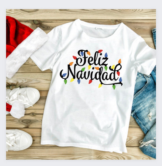 Camiseta para navidad- Feliz navidad- camisa personalizada para navidad- navidad en familia- navidad y amigos