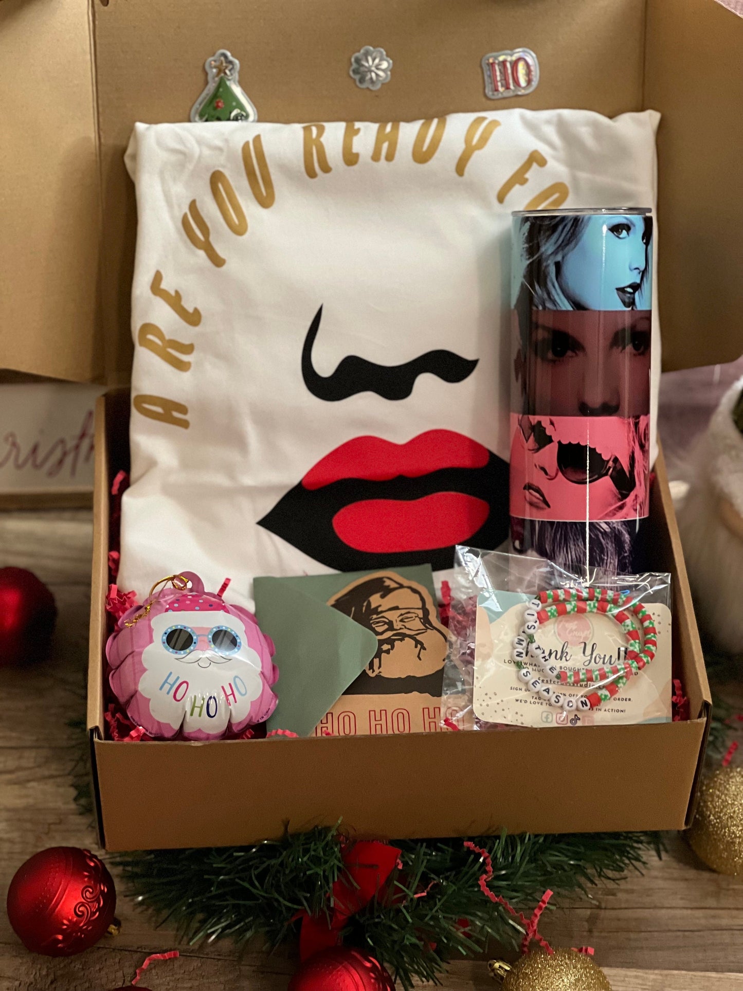 Ultimate Swiftie Gift Box| T-shirt and Tumbler bundle|Christmas Gift Box| TS inspire bundle