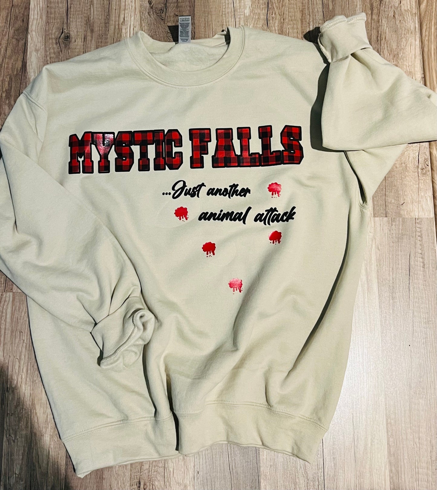 Mystic Falls Sweatshirt| Just another animal attack The originals|Christmas sweatshirts|Vampire Diaries inspired sweatshirt